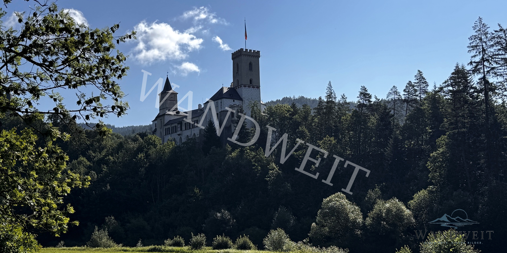 Burg über der Wiese – WANDWEIT Vorschau mit Wasserzeichen