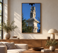 Denkmal in Cádiz – WANDWEIT Fotoprint im realistischen Wohnraum