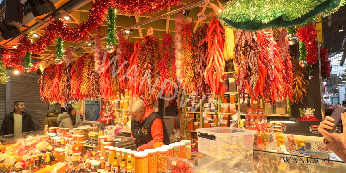 Chili auf dem Gewürzmarkt – WANDWEIT Vorschau mit Wasserzeichen