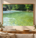 Klarer Bergfluss – Fotoprint
